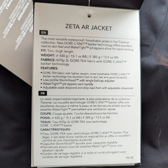 Arcteryx Women Zeta AR Jacket - Picture 13 of 13